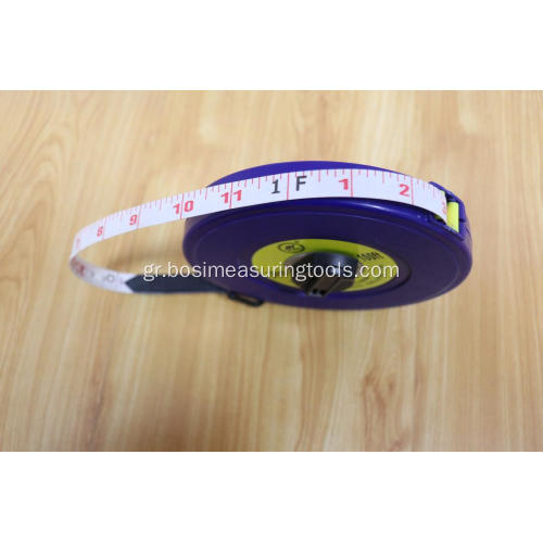 Fast Rewind Open Reel Fiberglass Long Tape Measure